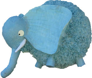 a rotund elephant.